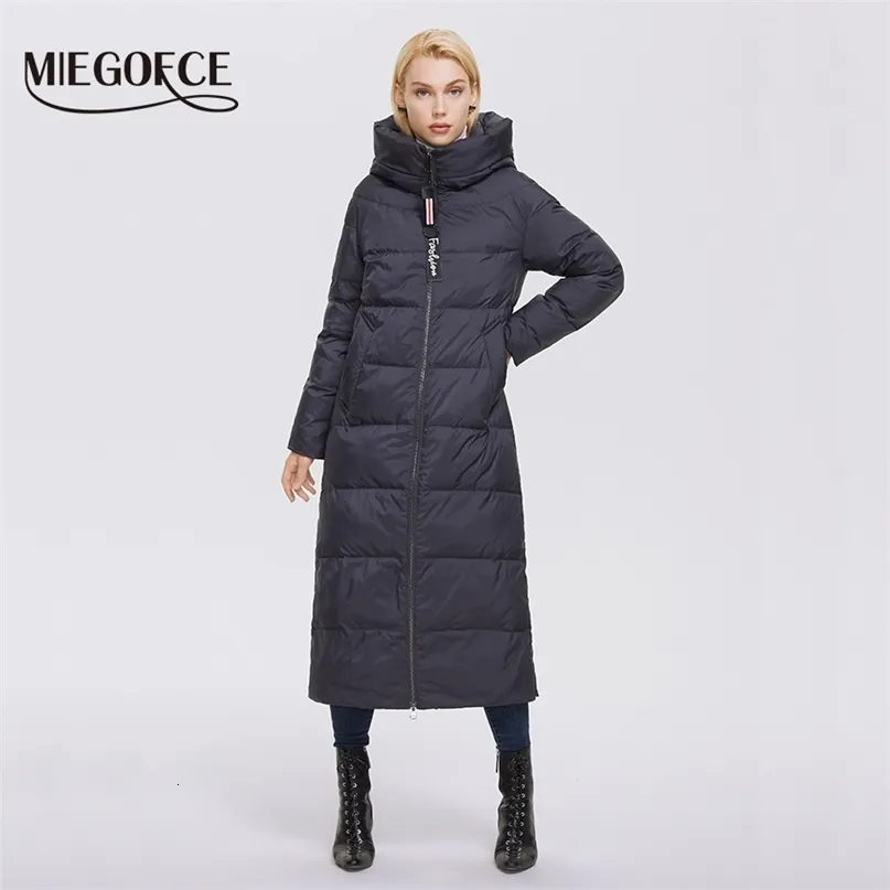 Women's Down Parkas MIEGOFCE Winter Women Outwear Parka Super Long Warm And Windproof Zipper Cotton Coat Jackets Manteau Femme D21679 221012