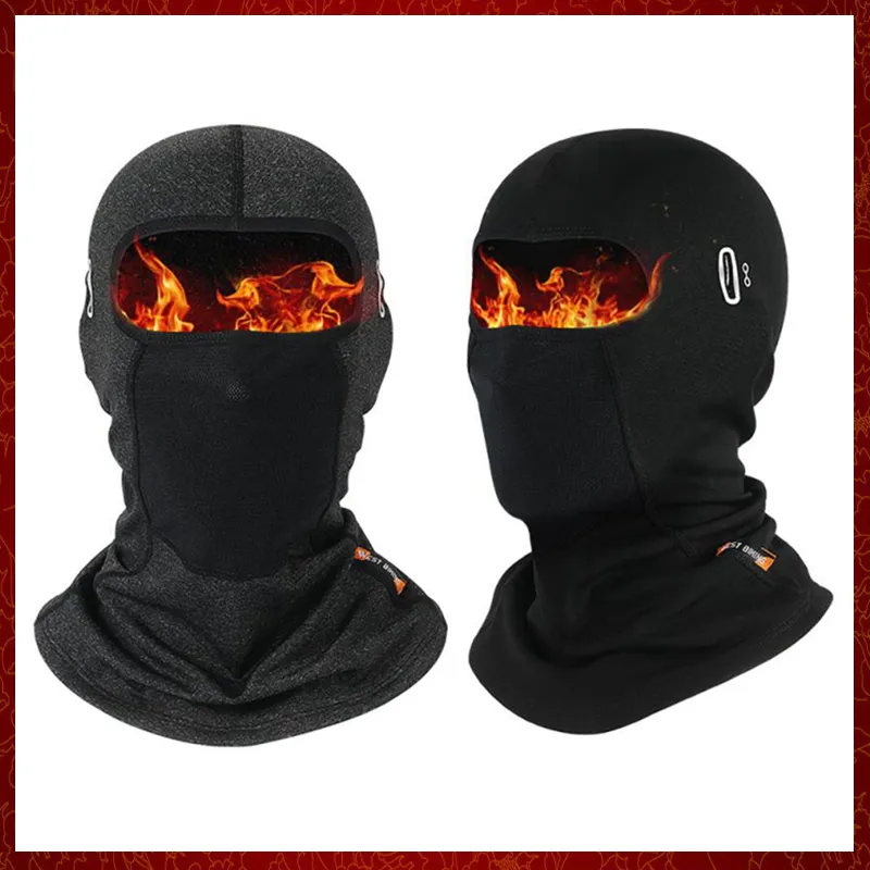 MZZ70 Moto Balaclava Moto Maschera a pieno facciale Traspirante Antivento Warmer Uomo Donna Fleece Moto Maschera Maschere per la testa da sci