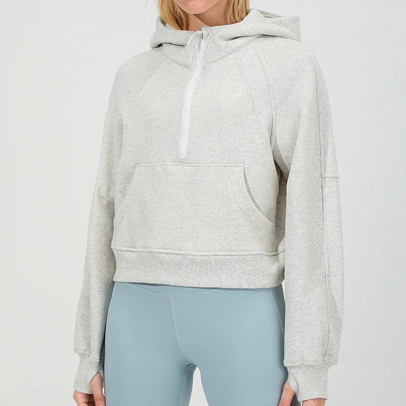 Lululemon Zip up Hoodie Sweater Fitness Casual Sportswear Womens