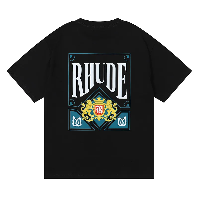 送料関税込み RHUDE シェブロンTシャツ Wholesale High Quality Rhude Designer Rhude T Shirt For Men