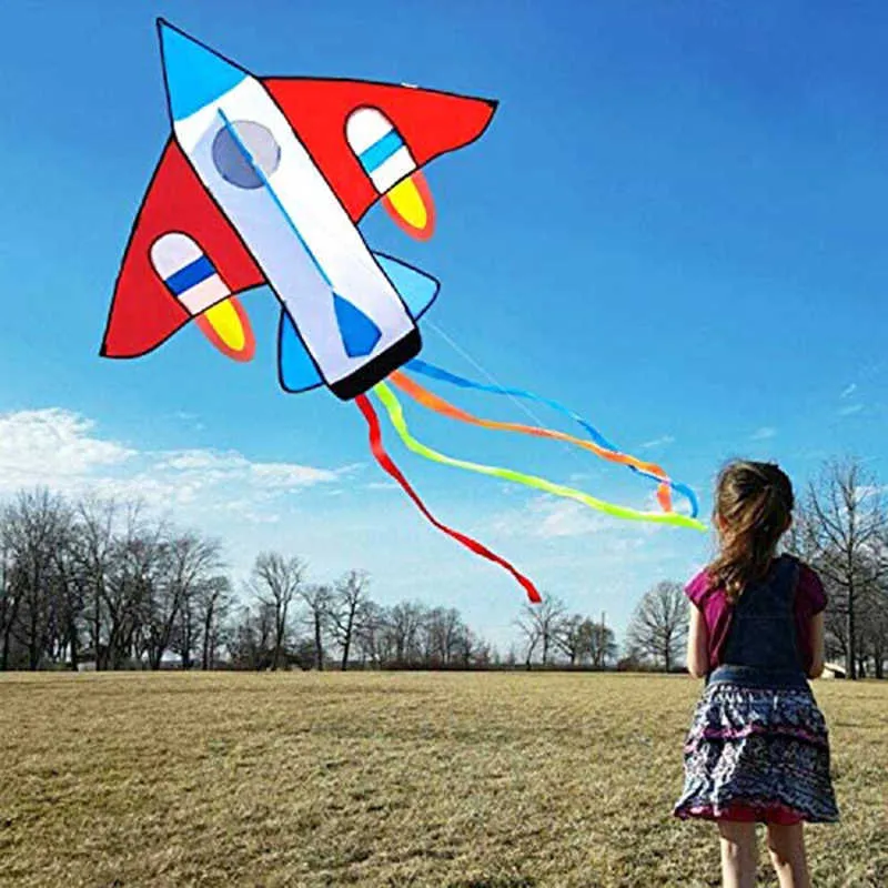 Nuovo per bambini per adulti Aerei a linea singola Easy Flyer Kites con corda e maniglia 0110