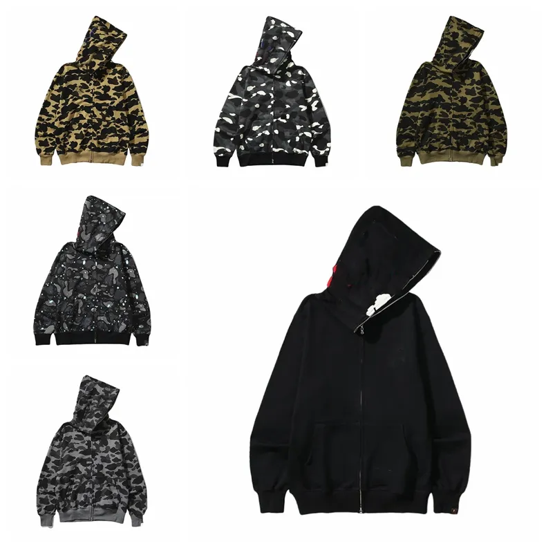 2023 Hot Shark Hoodies Mens 여성 패션 남성 Deisigners Hoody 스타일리스트 만화 상어 인쇄 후드 맨 High1 품질 캐주얼 스웨트 셔츠 크기 M-3XL