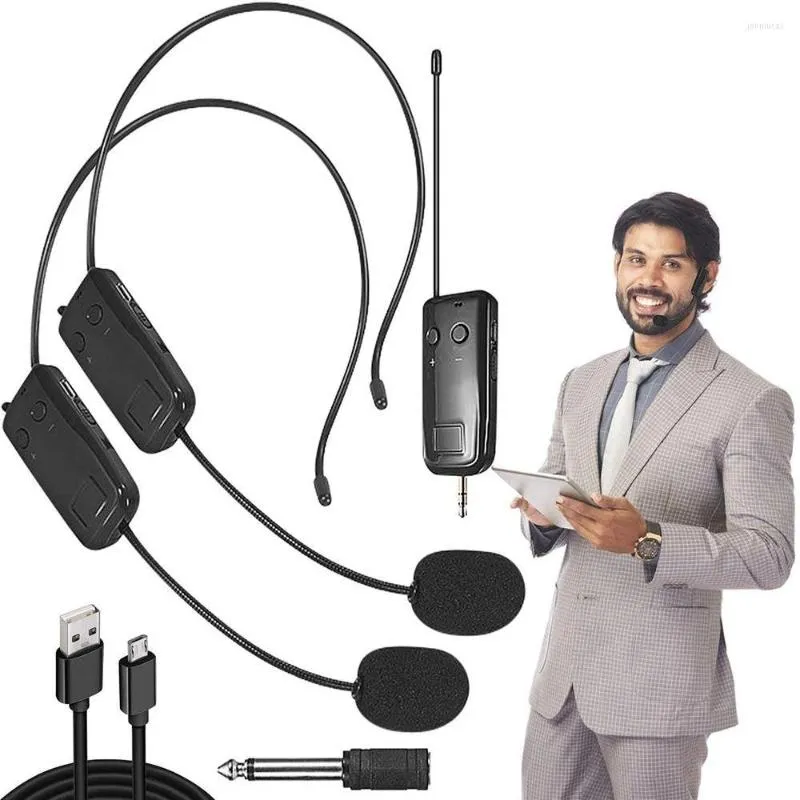 Wireless Lavalier Microphone Transmitter With Receiver For Voice Speaker Teaching And Tour Guides 2.4G Head Mounted Wireless Microphone Headset From Johnlucas 18.43 DHgate.Com