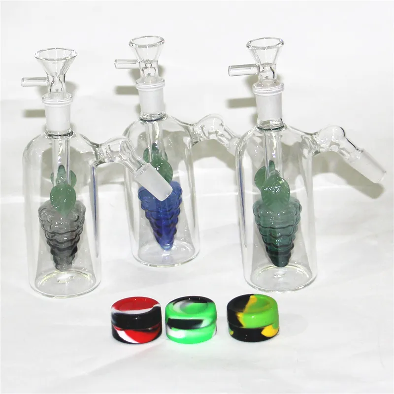 6 Styles Hookahs 14mm Glass Ash Catchers With Glass Bowls 45 90 Degrees Ashcatcher Tire Percolators For Water Bongs Oil Dab Rigs