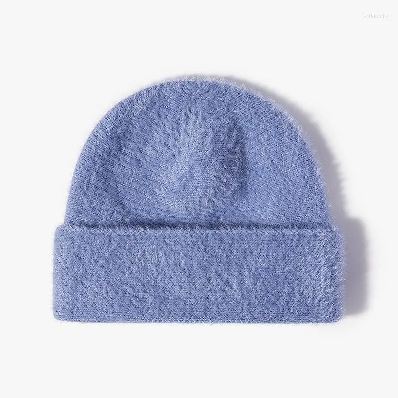 BERETS LDSLYJR 2023 Höst- och vinterfast färgtjockad stickad hatt Varma skallar Cap Beanie för män Kvinnor 154