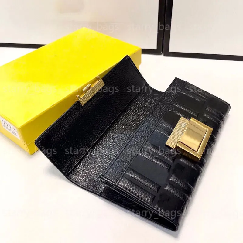 Portafoglio lungo in pelle Portafoglio da uomo con pochette a mano donna Portamonete con clip banconote Portamonete interno in pelle bovina