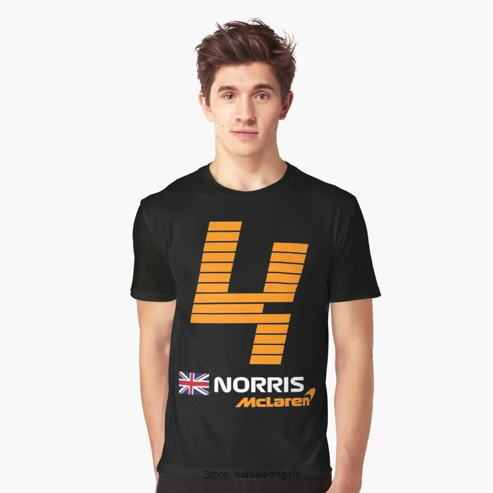 22 F1 McLarens Norris T Рубашки 100-5xl Formula One Дизайн 100-5xl Негабаритный открытый экстремальный спорт.