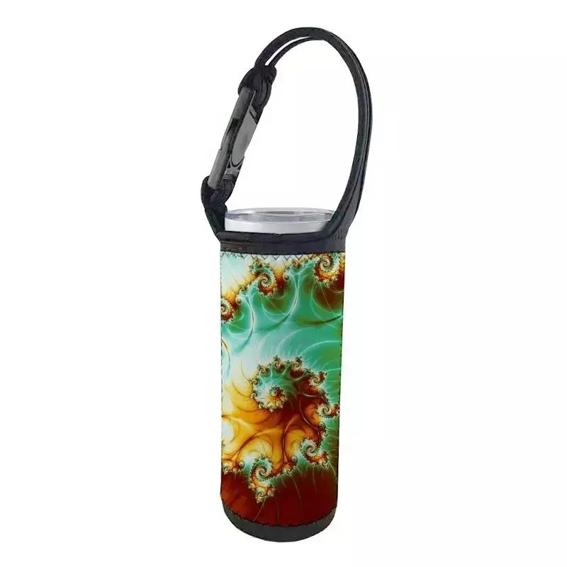 Sublimation white Blank 20oz Skinny Tumbler Tote Diving cloth Neoprene bottle Sleeves with Adjustable Strap Drinkware Handle Water cups Carrier Sleeve Covers