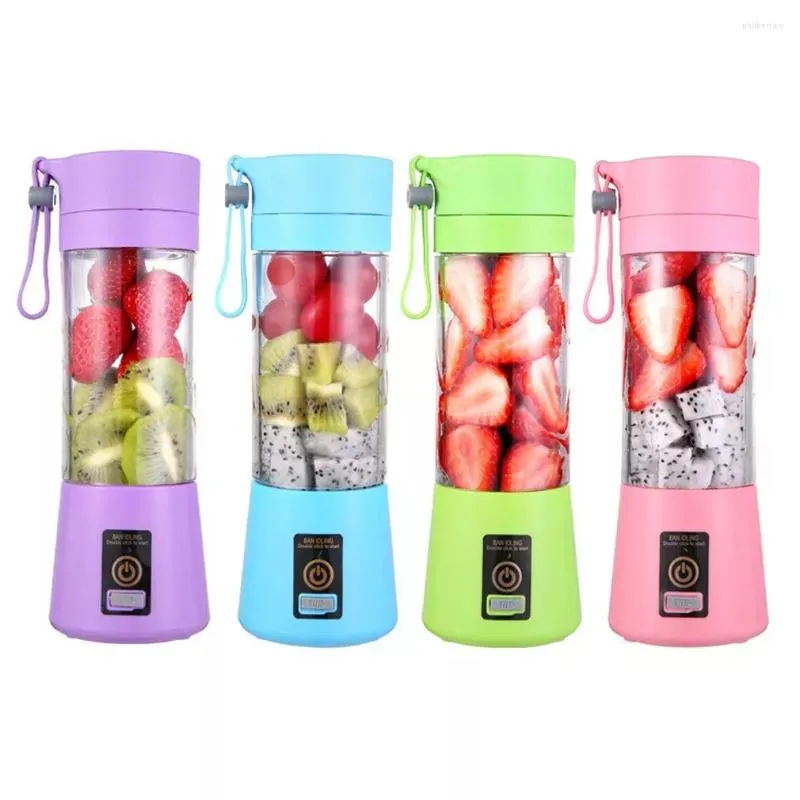 Juicers 2023 In Blender USB Mixer Two Blades Juicer Machine Smoothie Mini Food Processor Personal Lemon Squeezer Air Fryer