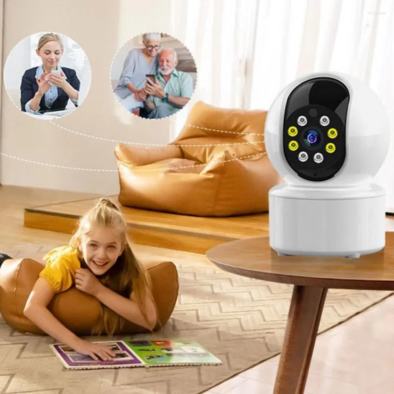 Caméscopes Caméra sans fil 1 ensemble de support de vision nocturne infrarouge durable Surveillance de détection de mouvement APP pour la maison