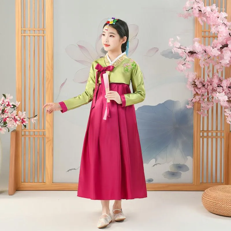 Robe De Princesse De La Minorité Coréenne Pour Enfants, Tenue De Scène,  Costume De Danse De Cour, Anniversaire Pour Femmes, Folklorique Chinois Du  21,92 €