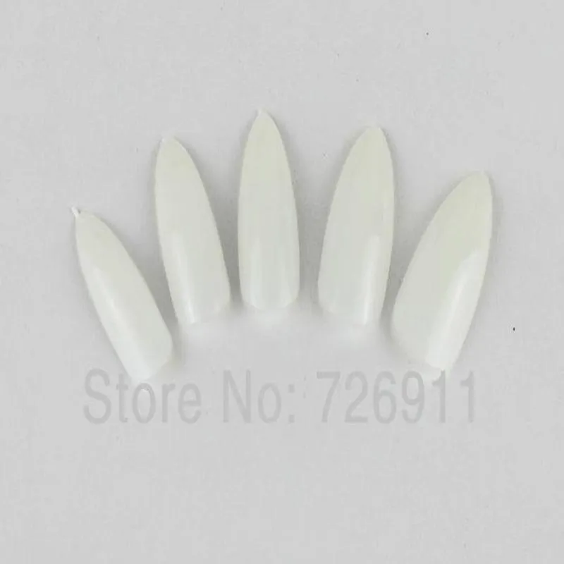 False Nails Wholesalenew Arrivals Salon Diy Natural Acrylic Nail Tips Fl Er Stiletto 500 Pdd100 Pcs Fake Drop Delivery Health Beauty Dhbdz