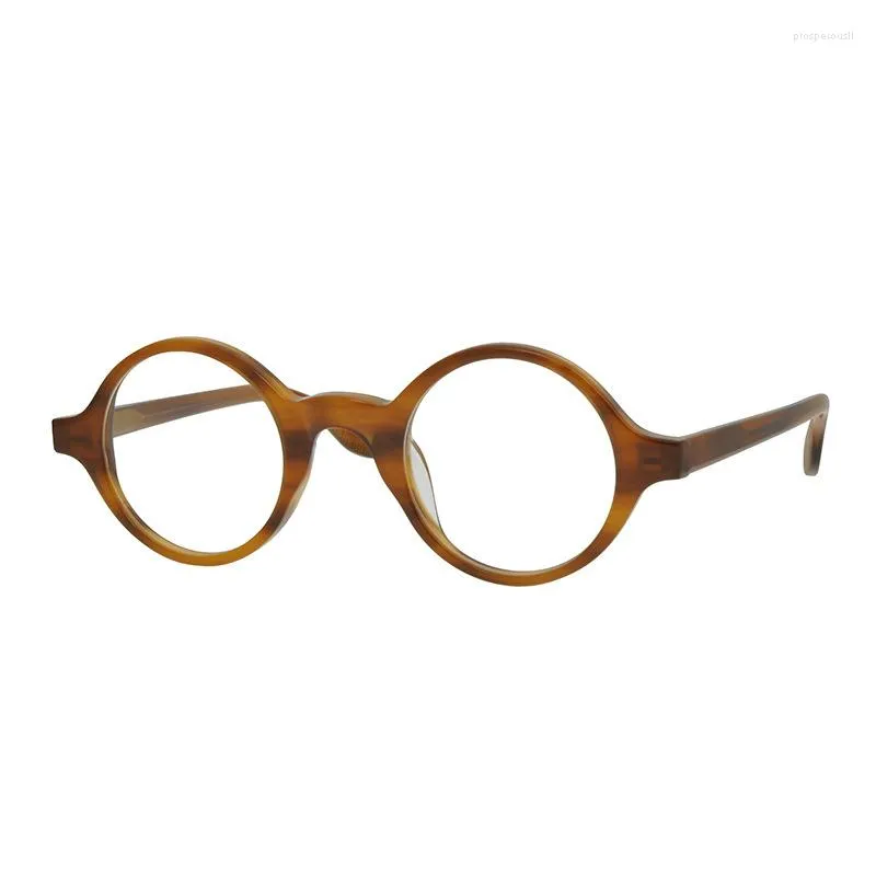 Zonnebrillen Frames Japanse stijl ronde acetaat bril MAN MYOPIA bril vrouwen designer merk retro klassieke accessoires acryl