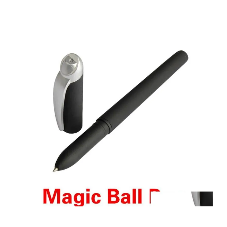 ボールポイントペン1PCSボールペンが見えないゆっくりとゆっくりとインクが1時間以内にインクを消滅させる材料エスカラードロップ配信オフィススクールビジネスビジネスビジネス