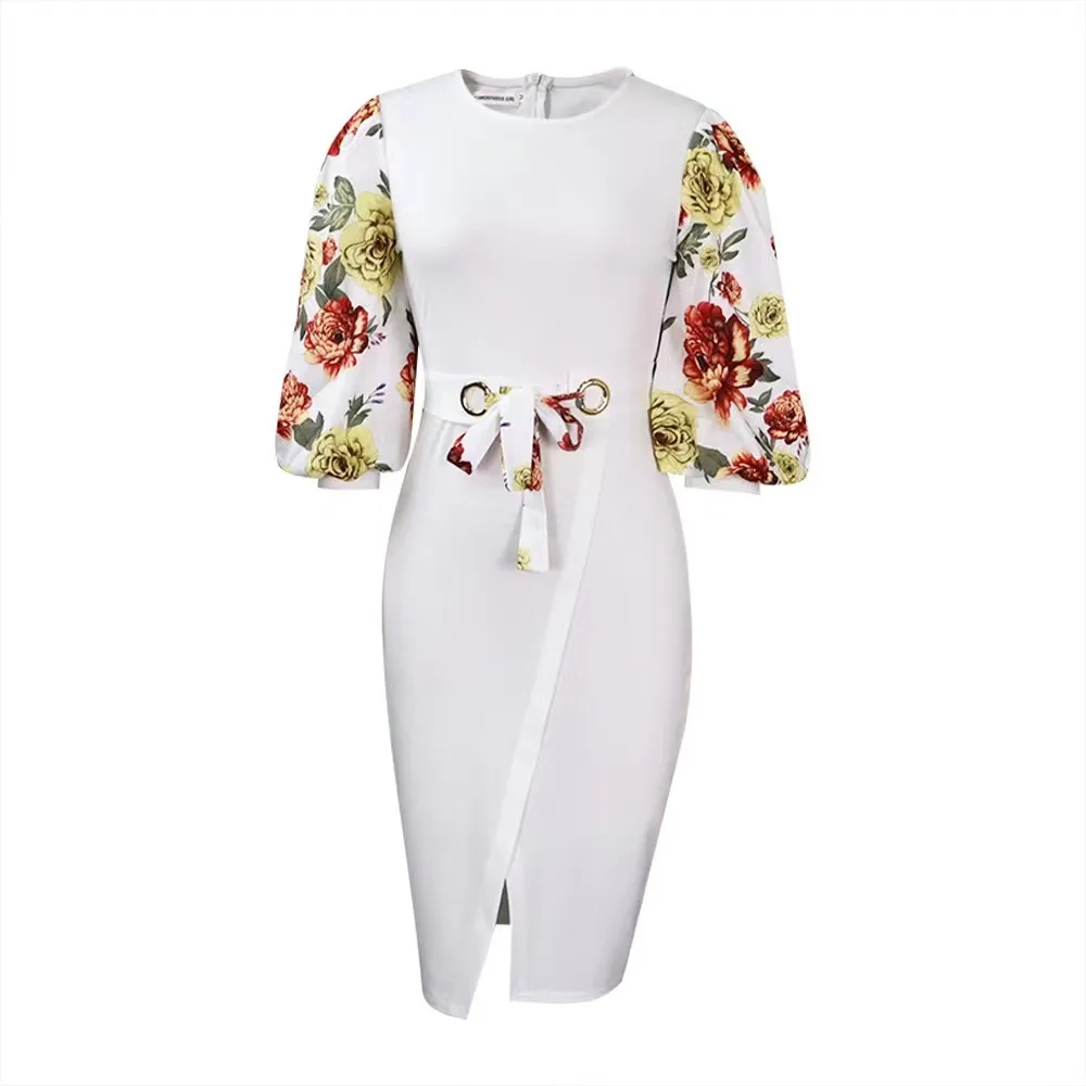 Plus size jurken casual jurken, rompers rok bloemenjurk met mouwloze jurken klassieke comfortabele werkkleding maat s-3xl