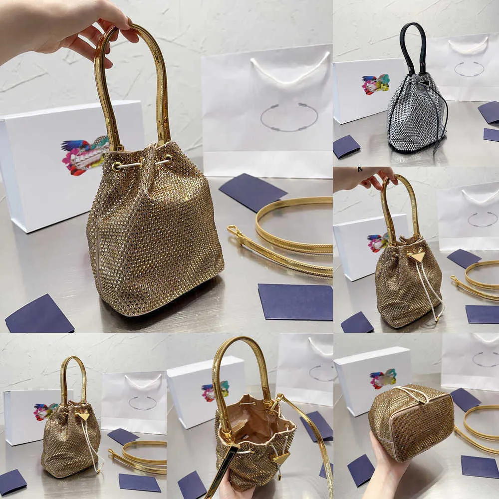 Abendtaschen Neue Luxustasche Damentaschen Diamant Hobo-Tasche Handtasche Designer-Handtaschen Designer Tote Schulter Cross Body Glänzende Strass-Tasche Geldbörse Damen