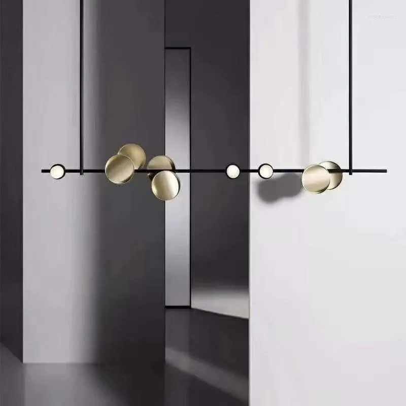 Lampes suspendues Nordic Post-moderne Restaurant LED Art Villa Modèle Chambre Designer Lampe de salon 220V 230V
