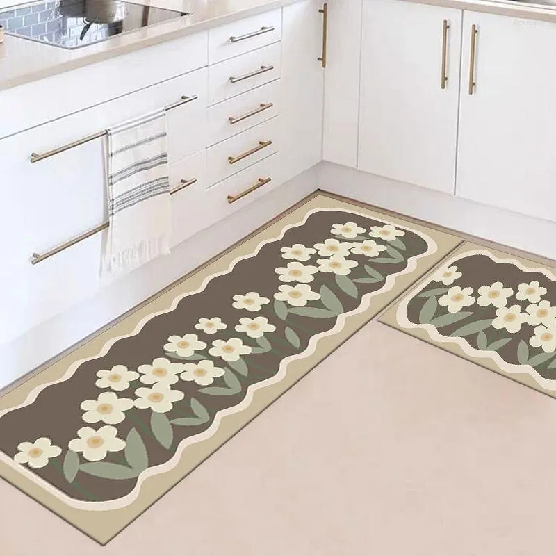 Carpets Kitchen Mat Hallway Balcony Decoration Floor Carpet Living Room Bedroom Bedside Soft Rug Bathroom Anti-Slip Entrance Doormat