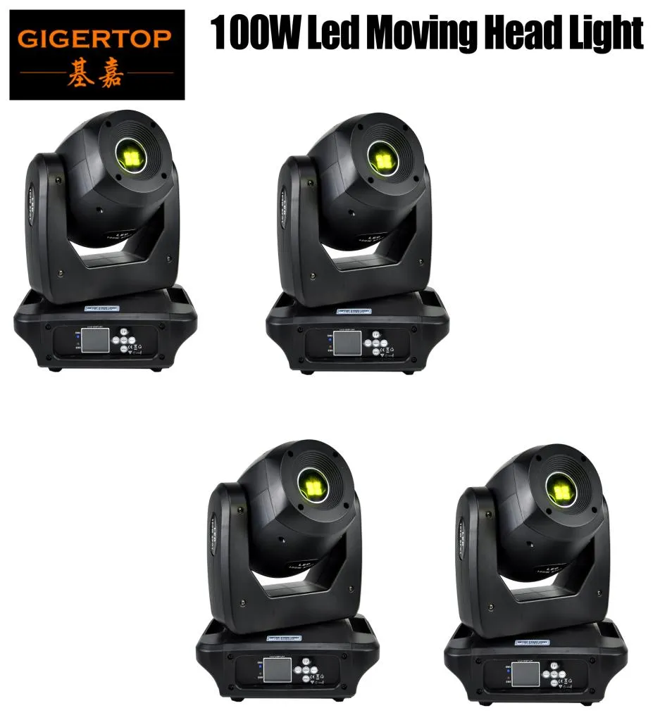 4 Pack Spot Lyre 100W Gobo LED Lyre Moving Head Light Spot Moving Head Light for Stage Theater Disco Nightclub Party7913533