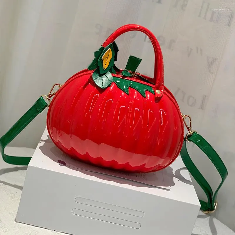 Borse a tracolla 25x25CM 2023 Summer Style Borsa da donna Messenger PU Pumpkin Bag Creative Small Fresh A6925