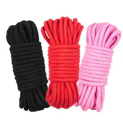Beauty Items Adult sexy Products 5 M 10 Cotton Rope Bed Bound Handcuffs Women's Fun
