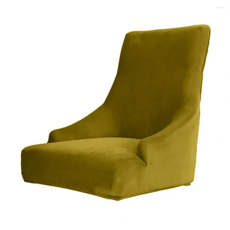 Housses de chaise douces et confortables, extensibles et détachables, réutilisables, décoratives, durables, pour salle à manger, anti-poussière, accessoires ménagers