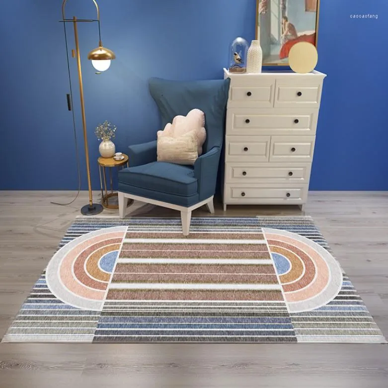 Tapetes geométricos nórdicos para a sala de estar de estar no carpete de cabine de cama tapete de área de área de área de estudo teppich tapetes teppich tapetes