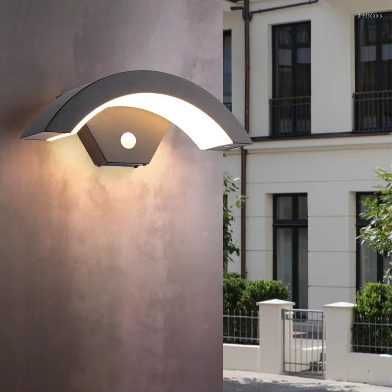 Duvar Lambası Moton Sensör Açık Veranda Yolu Kapalı Yatak Odası Oturma Odası için LED Işıklar