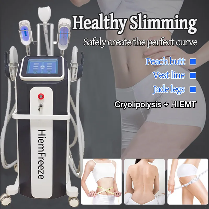 Cryolipolysis Fat Freeze Slimming Body Machine Hiemt Emslim Muscle Stimulator Viktminskning Anti Cellulit Fett Burning Equipment
