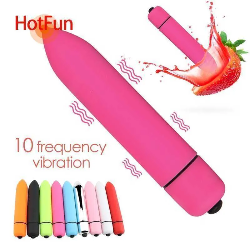 Sex toys Massager 10 Frequency Vibrating Bullet Female Masturbation Games Mini Toys Clitoris Vaginal Vibration Stimulation