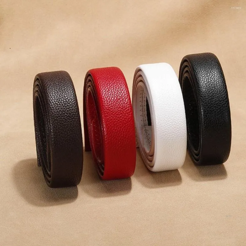 Belts Durable Without Buckle Craft DIY Casual 3.5cm Waistband Classic Non-porous Girdle Genuine Leather Belt