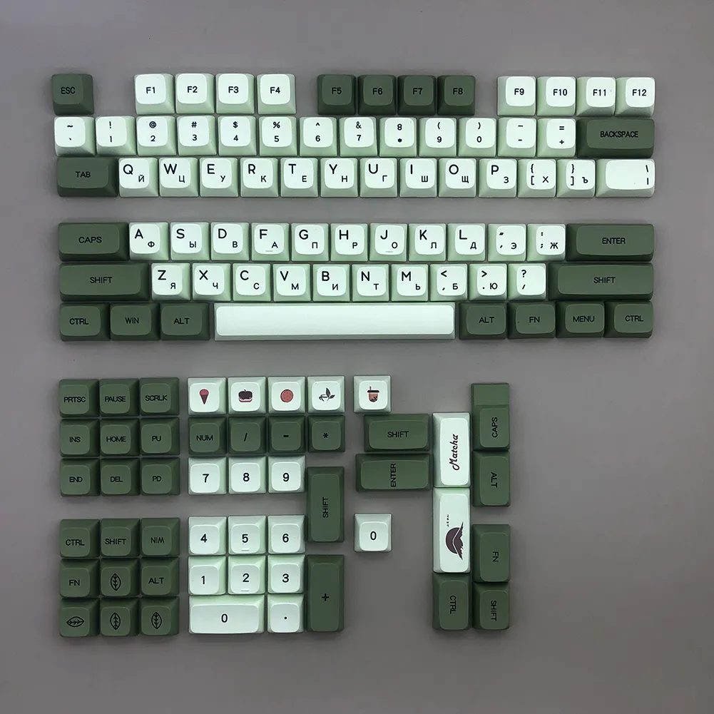 Клавиатуры 124 Клавиши PBT Keycap XDA Высокопрофильная Персонализированная  Английская Русская Японская Клавишная Крышка Для Cherry MX Switch  Механическая Клавиатура 230109 От 1 400 руб. | DHgate