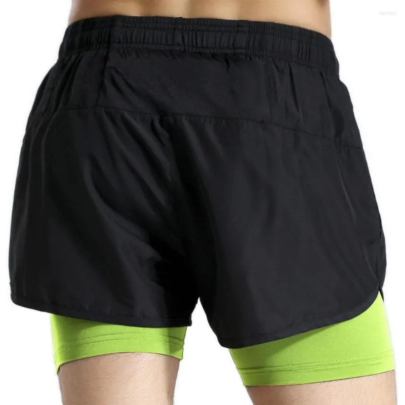 Shorts de course haute qualité hommes Sport 2 en 1 Jogging course entraînement athlétisme pantalons courts