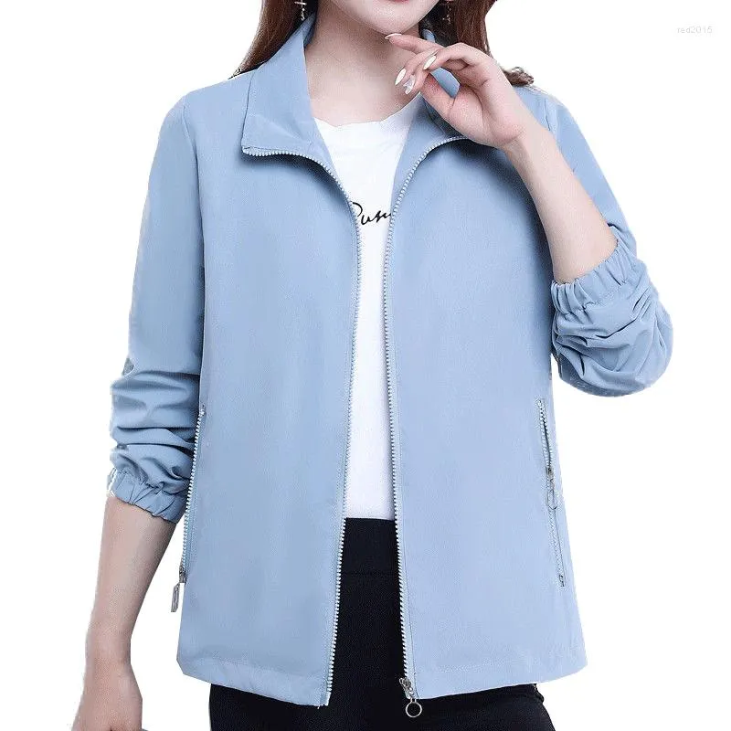 Women's Trench Coats Jacket Women 2023Spring Autumn Loose 4XL Fashion Windbreaker Coat Western-Style Mother Casual Jackets Female 647