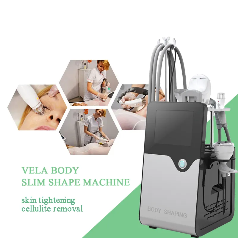 Rullo sottovuoto portatile Vela Forma del corpo Radiofrequenza RF 40k Cavitazione Cellulite Rimozione Corpo Dimagrante Perdita di grasso Scolpire Macchina per il sollevamento del viso per Beauty Spa