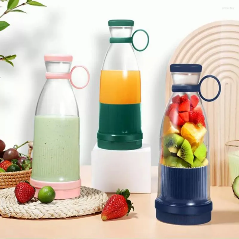 Centrifugeuses 2023 Portable Fruit Juicer Blenders Tasse Machine Blender Cuisine Mini Robot Culinaire Sport Bouteille Jus Légumes