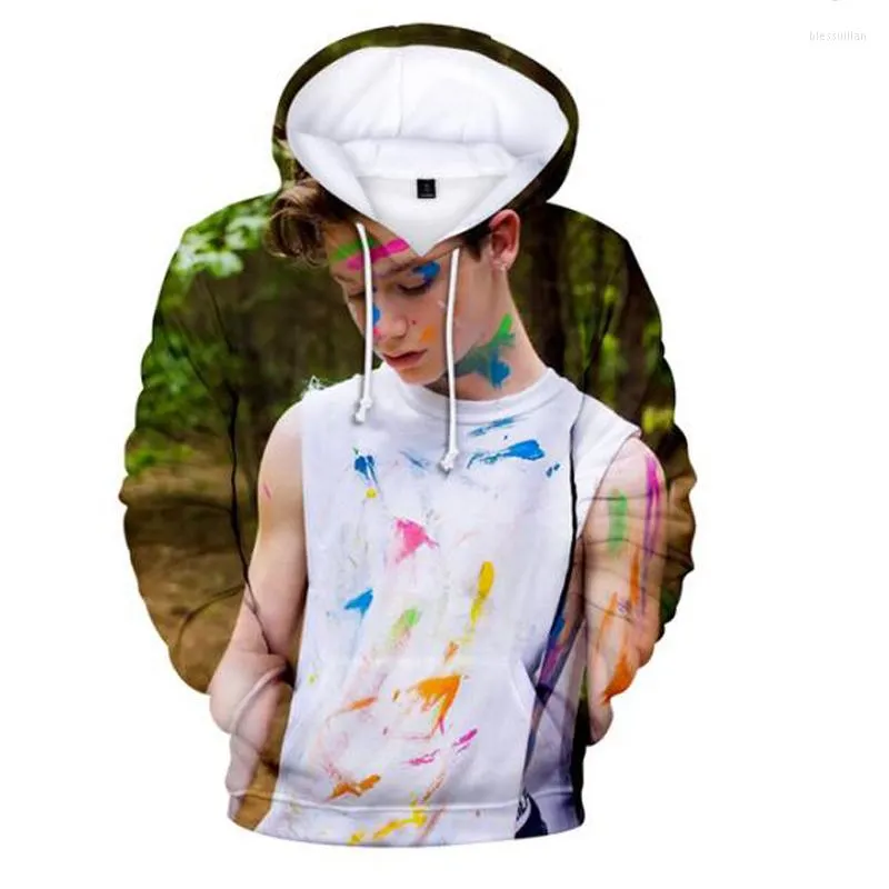 Men s Hoodies Payton Moormeier Merch Oversized Hoodie Sudadera Hombre PYTN 3D Print Pocket Hooded Sweatshirts Men Women Graphic Cool Tops