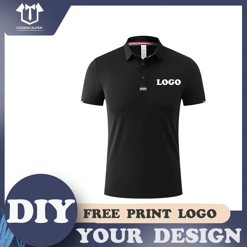 5-kolorowe 5-kolorowe wygodne koszulę Unisex Niestandardowe logo High-end Glass Lapel Printing Tekst marki