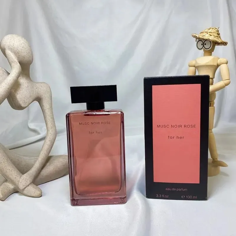 Femmes parfum 100 ml Musc Noir Rose Perfume pour son 3,3fl.oz Eau de Parfum Darding Sodel Edp Floral Femme Perfumes