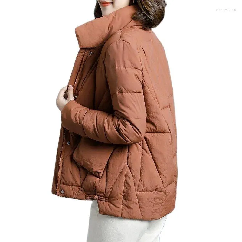 Trenchs pour femmes doudoune rembourrée femmes 2023 Style manteau d'hiver vêtements d'extérieur courts haut ample femme pardessus Chaqueta Mujer L912