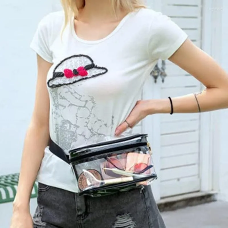 Waist Bags Clear Fanny Pack Waterproof Bag Tote Stadium Approved Purse Transparent Adjustable Belt