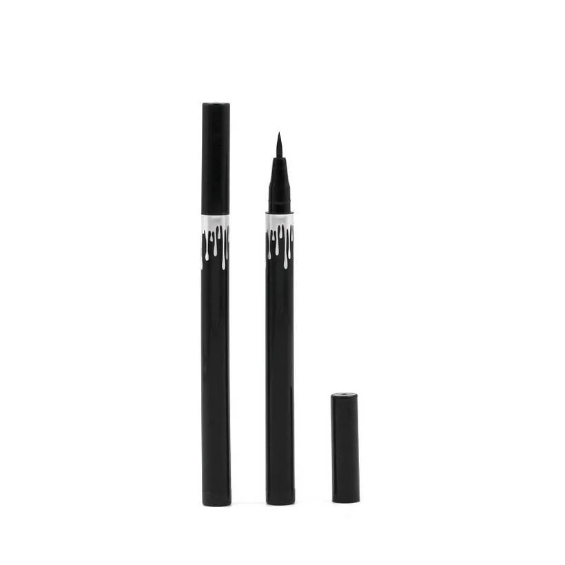 Lidschatten/Liner -Kombination Ink Liner Schwarzer Fl￼ssigkeit Eyeliner Stifte wasserdicht leicht zu tragen kosmetische Make -up -Eyeliner Stifte Drop del dhqrs