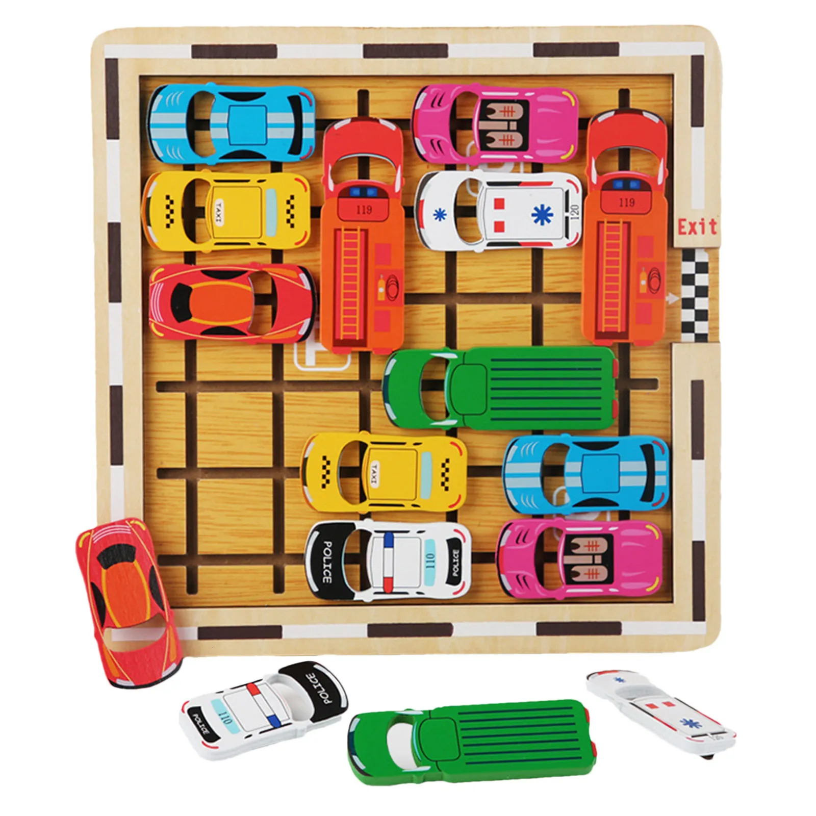 Bloki drewniane łamigłówki gier zabawki dla dzieci