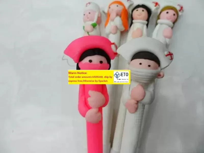 Cute Doctor Nurse Ball Ballpoint Pen for School Office Supplies Hospitals clinics gifts Pen