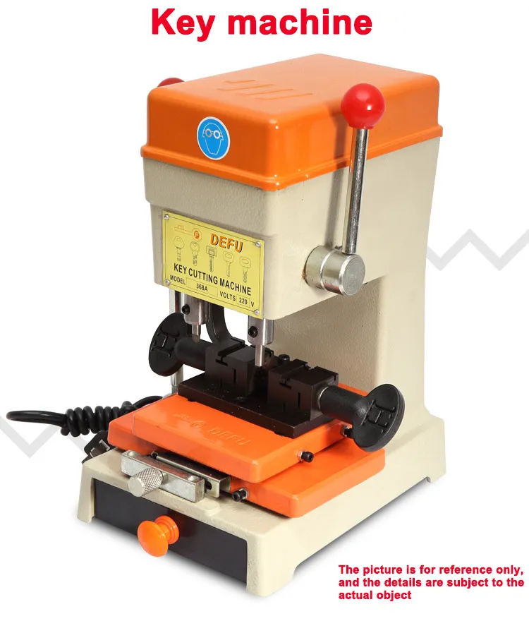 Equipped With Key Machine 368A Hand Cutting Machine Vertical Key Copying Machine With Punching Keys Locksmith Tools Cutter