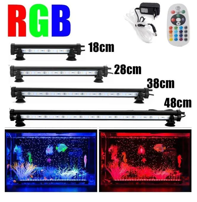 Acuarios Iluminación Impermeable Rgb Led Acuario De Aire Burbuja