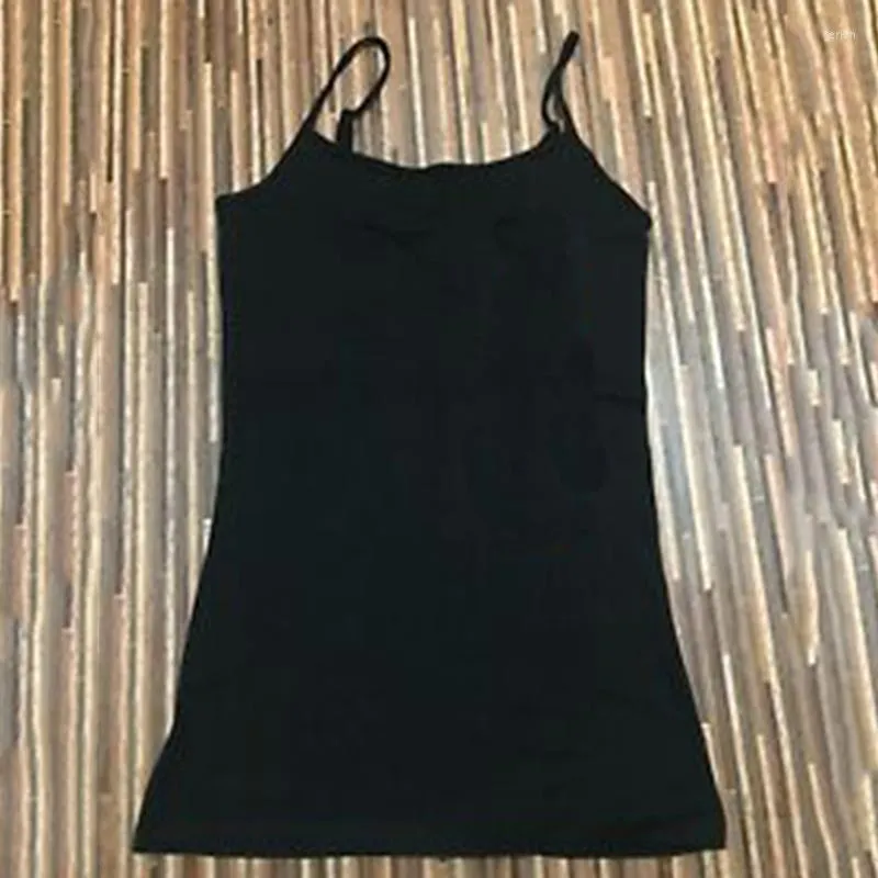 Women's Tanks Sexy Women Ladies Fashion Elastic Vest Casual Solid Color Straps Vests For Tops