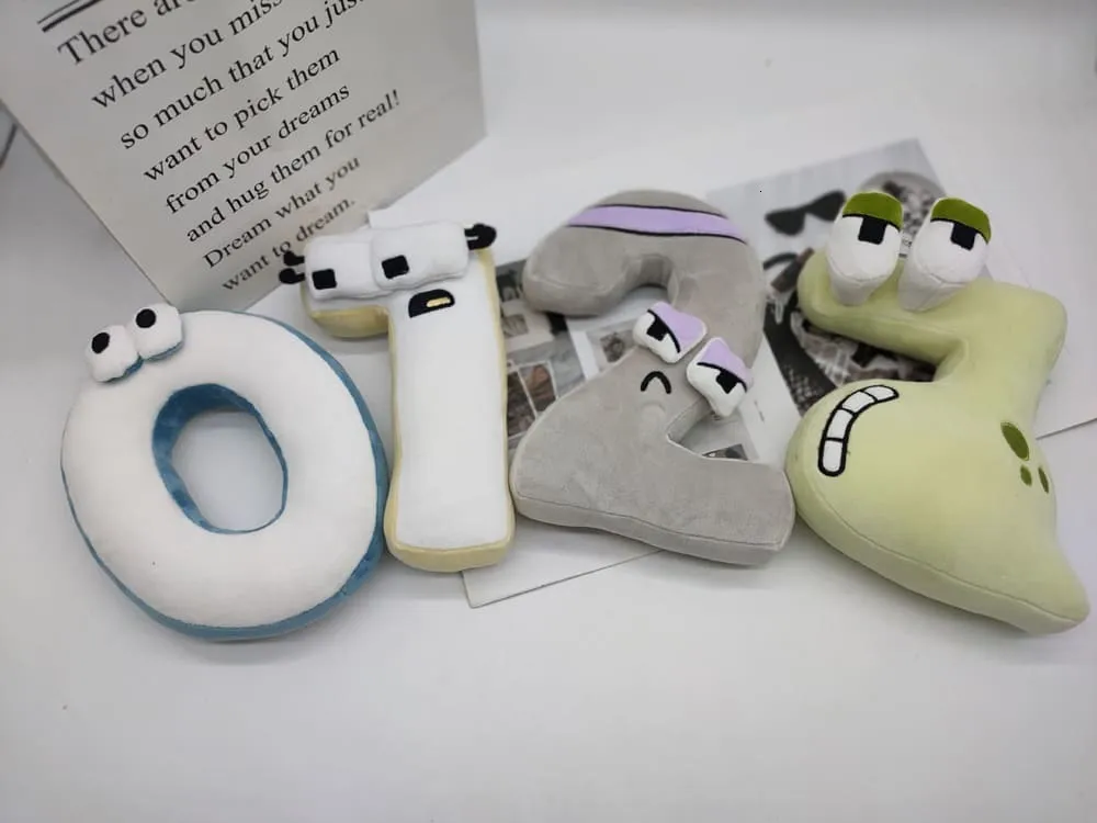 Plush Dolls Alphabet Lore Friends Letters 0 9 Number Legend Toy Pillow Doll  A Z A Complete Set 230110 From Bei08, $68.59