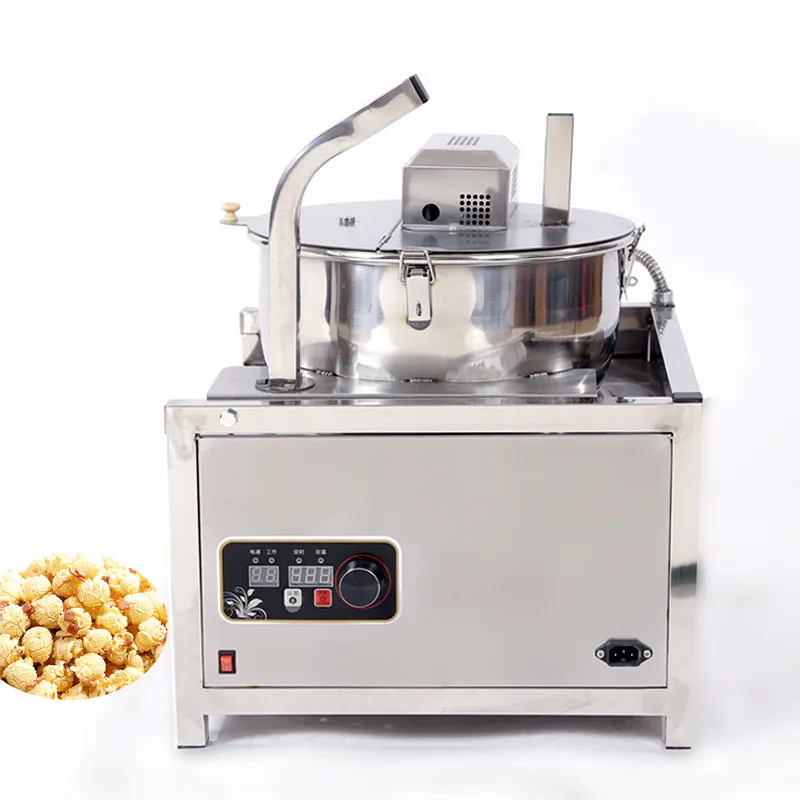 Pekin Automatyczny producent popcornu Komercja 36CM Pot Spherical Cinema Kukurca Poppping Maszyny
