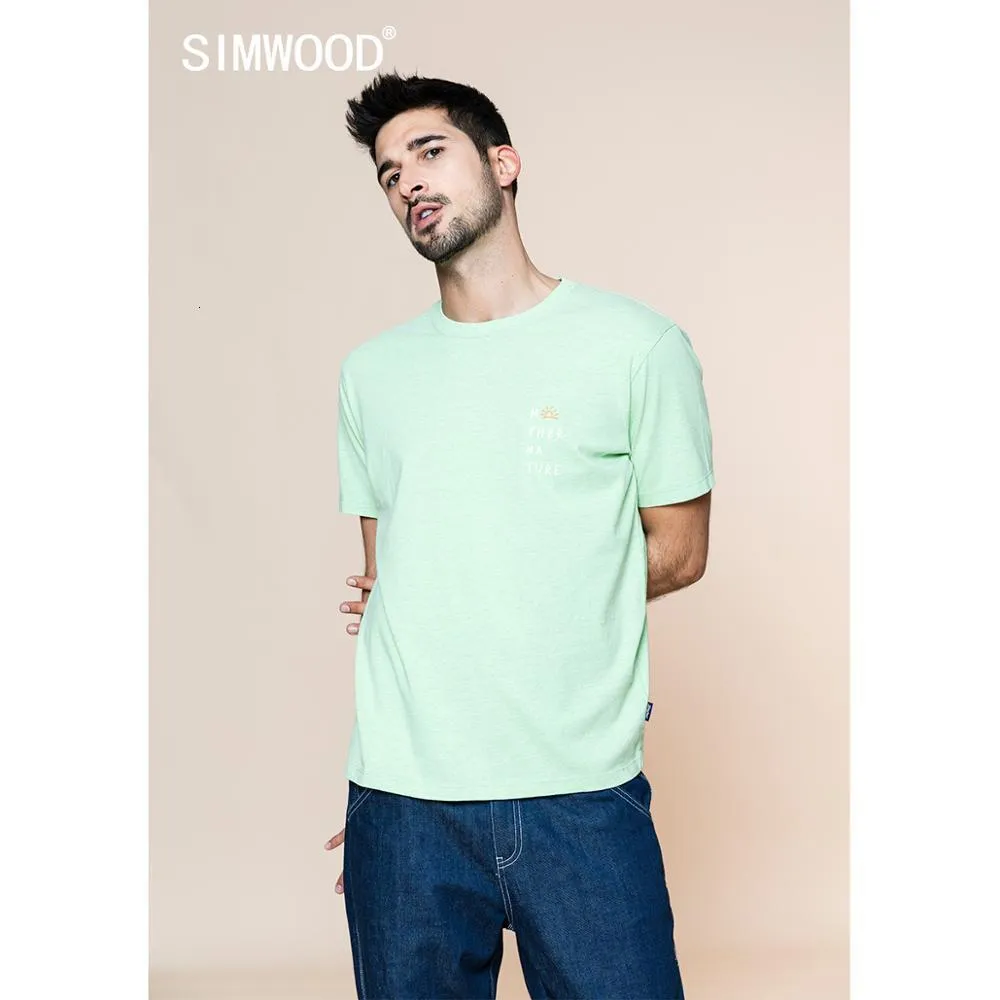 Мужские футболки Summer Tshirt Men Men Pritert Print Soft 210G 100 Хлопко -топ Удобная дышащая фут тройник плюс размер одежда 230110